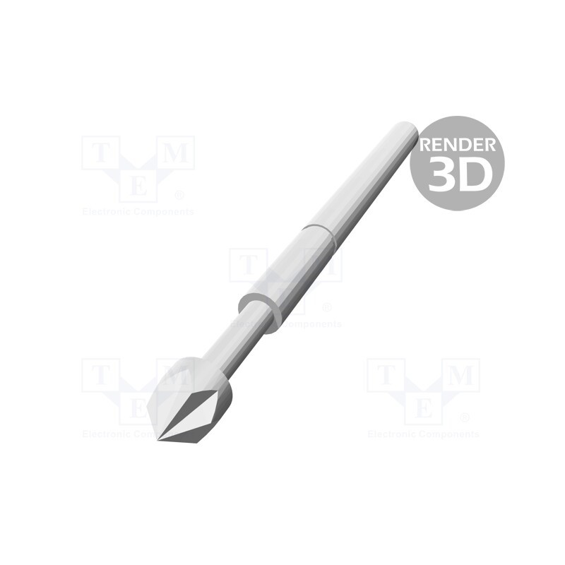 1 pcs x TEKON - TK 0030N LM 1,27 S 120 A - Test needle, Operational spring compression: 2mm, 3A, TK0030N