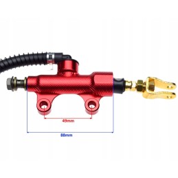 CNC rear brake pump with reservoir quad atv 110 150 200 250 4t