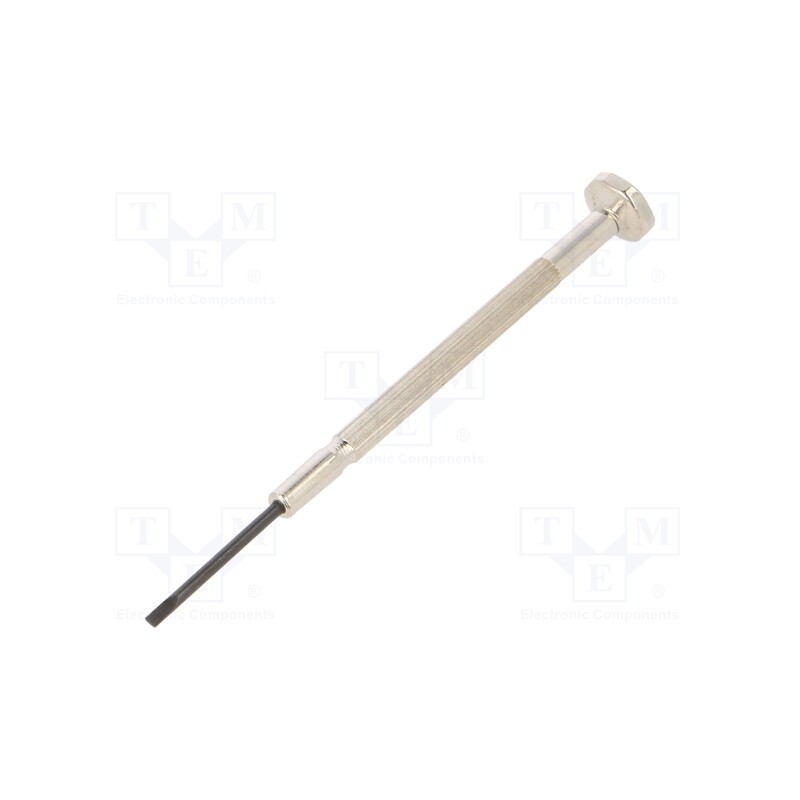 1 pcs x BETA - 12290218 - Screwdriver, slot, precision, SL 1,8, Blade length: 23mm