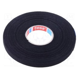 1 pcs x TESA - 51618-00001-00 - Tape: textile, W: 9mm, L: 25m, Thk: 250um, Automotive, rubber, black