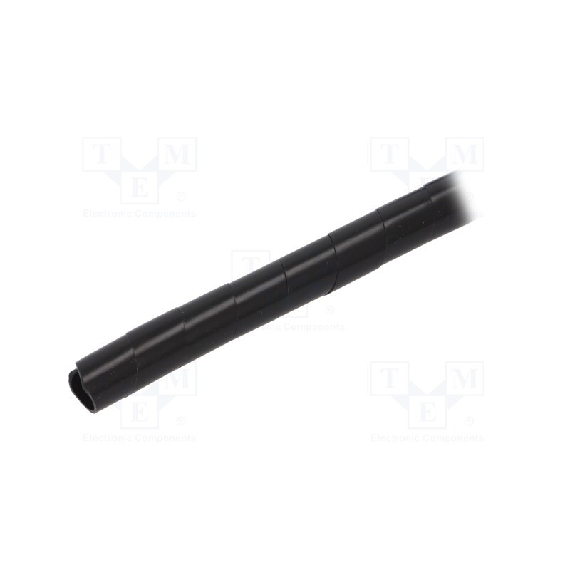 1 pcg x KSS WIRING - KS-24BK - Spiral wrapping, ØBundle : 20÷130mm, polyetylene, black, L: 10m