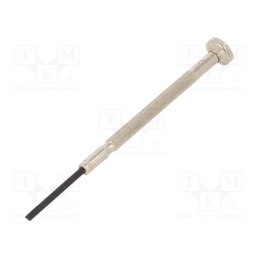 1 pcs x BETA - 12290224 - Screwdriver, slot, precision, SL 2,4, Blade length: 26mm