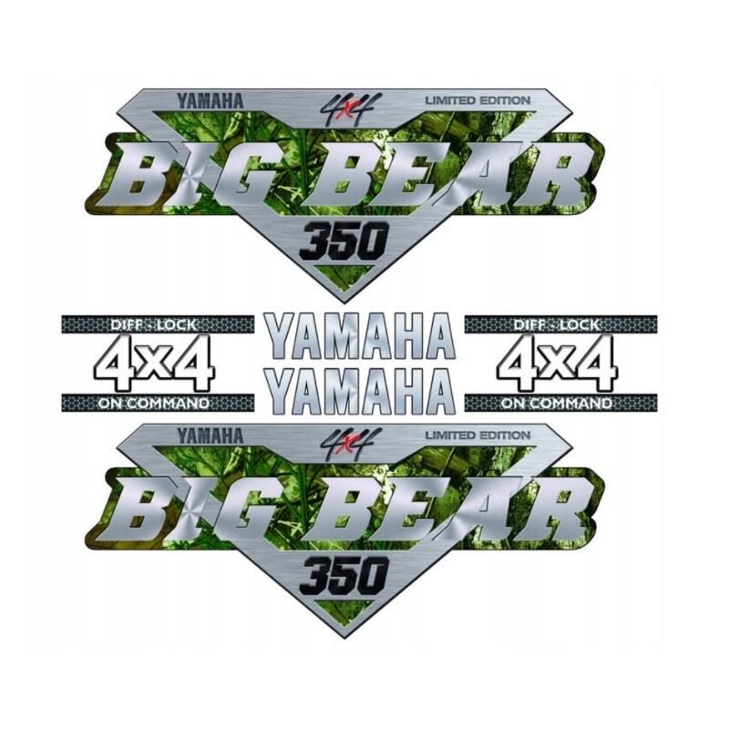 Yamaha Big Bear 350 sticker set
