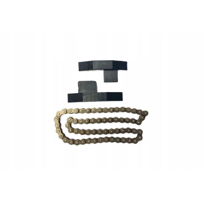 Starter chain and lower sliders quad atv 110 125 ccm 25h 62l 54 61mm