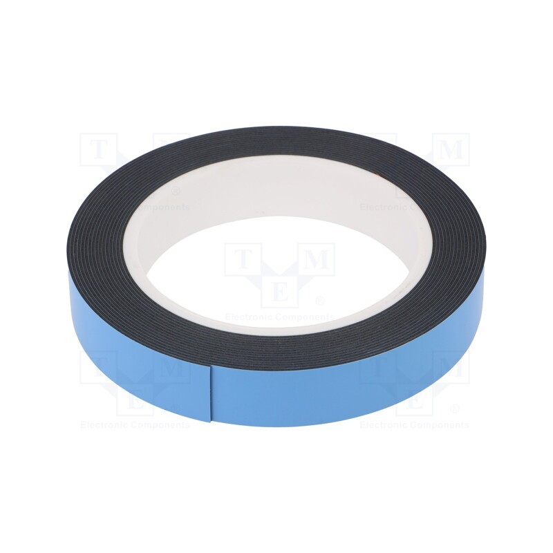 1 rol x - 4234 PIANKOWA 0,8 MM 19MM-5M - Tape: fixing, W: 19mm, L: 5m, Thk: 0.8mm, two-sided adhesive, acrylic