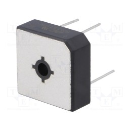1 pcs x DC COMPONENTS - BR3510W - Bridge rectifier: single-phase, Urmax: 1kV, If: 35A, Ifsm: 400A
