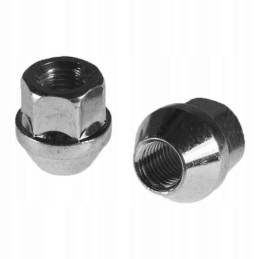 Conical through nut for spacers and aluminum rims m12x1 5