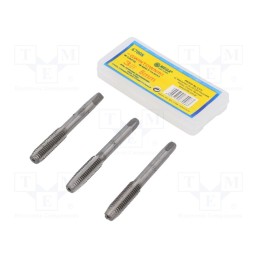1 set x MEGA - 67008 - Kit: taps, Thread: M8, Pitch: 1.25, 3pcs.