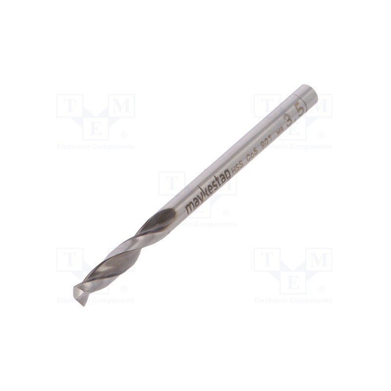 1 pcs x ALPEN-MAYKESTAG - 90100350100 - Drill bit, for metal, Ø: 3.5mm, L: 52mm, Working part len: 20mm
