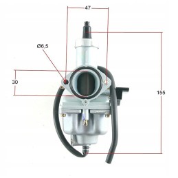 Carburetor for ATV 250cc PZ30 Quad, manual choke