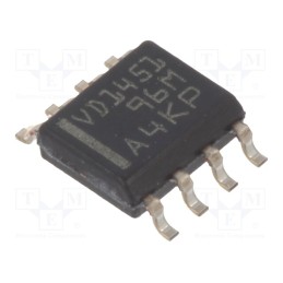 1 pcs x TEXAS INSTRUMENTS - THVD1451D - IC: interface, transceiver, full duplex,RS422 / RS485, 50Mbps