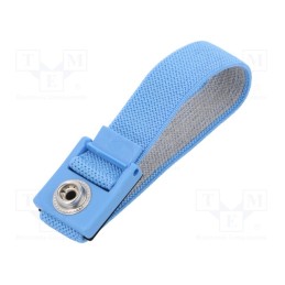 1 pcs x ANTISTAT - 066-0002 - Wristband, ESD, Features: antialergic, blue, 1kΩ