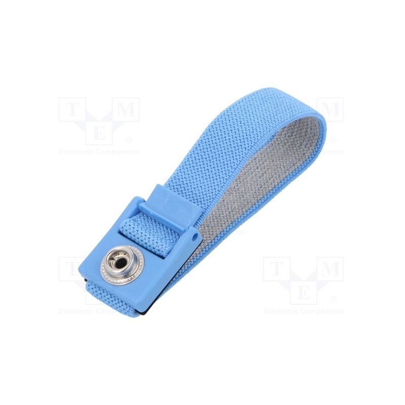 1 pcs x ANTISTAT - 066-0002 - Wristband, ESD, Features: antialergic, blue, 1kΩ