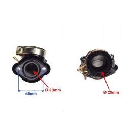 Carburetor connector 125 150 gy6 4t shineray atv scooter