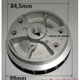 Magneto magnet wheel fan for quad ATV