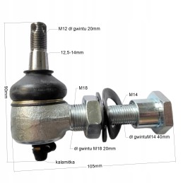 Up and down swingarm pins bashan eagle atv 200 250