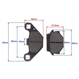 Brake pads for atv quad 110 150 200 cm3