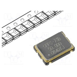 1 pcs x IQD FREQUENCY PRODUCTS - LFSPXO018044 - Generator: quartz, 50MHz, SMD, Dim: 7x5mm, 3.3V, ±50ppm, 0÷70°C