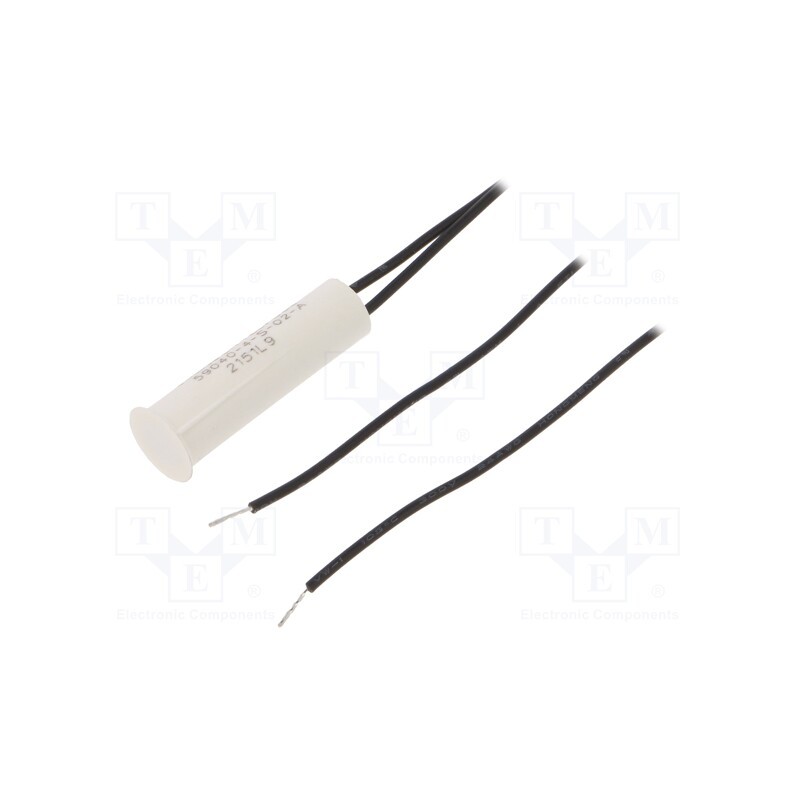 1 pcs x LITTELFUSE - 59040-4-S-02-A - Reed switch, Range: 21mm, Pswitch: 5W, Ø10.7x31mm, 0.25A, max.175V
