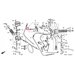 Choke cable choke pipe honda trx 350 2004 06