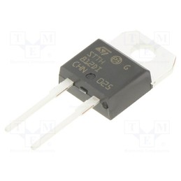 1 pcs x STMicroelectronics - STTH812DI - Diode: rectifying, THT, 1.2kV, 8A, , Ifsm: 80A, TO220ACIns, 50ns
