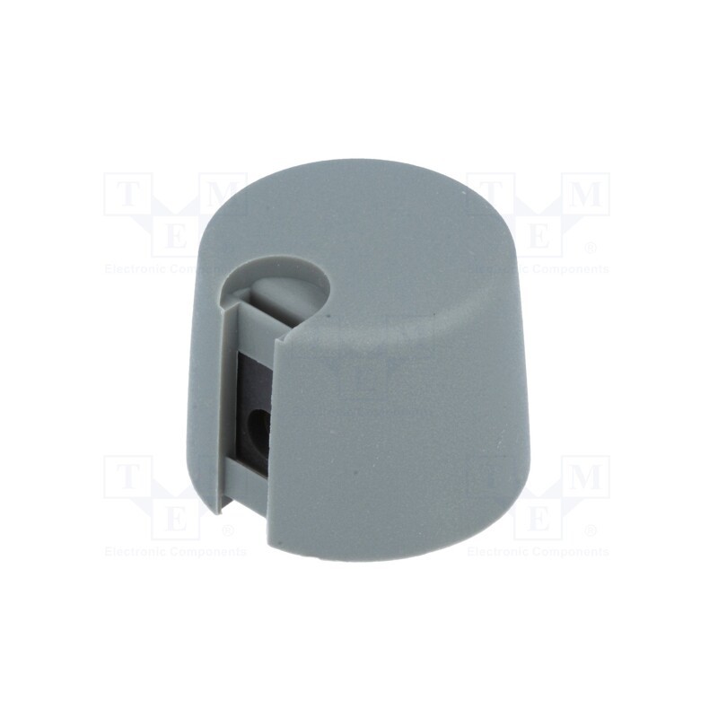 1 pcs x OKW - A1020638 - Knob, with pointer, plastic, Øshaft: 6.35mm, Ø20x16mm, grey, A10
