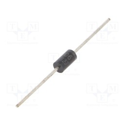 1 pcs x NTE Electronics - NTE5806 - Diode: rectifying, THT, 600V, 3A, Ifsm: 200A, DO27, Ufmax: 1.2V