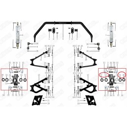 Rear wheel bearing pfi us odes 800