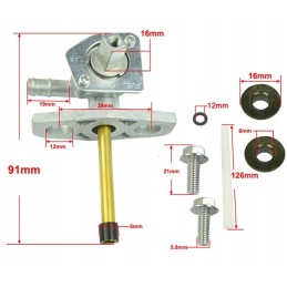 Fuel tap honda trx400 foreman 1995 2003