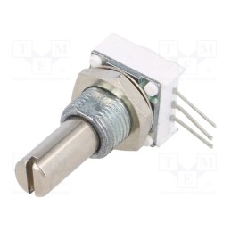 1 pcs x VISHAY - 14910F0GJSX10102KA - Potentiometer: shaft, single turn, 1kΩ, 1W, ±10%, 6.35mm, THT