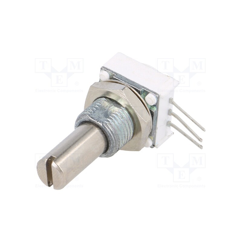 1 pcs x VISHAY - 14910F0GJSX10102KA - Potentiometer: shaft, single turn, 1kΩ, 1W, ±10%, 6.35mm, THT