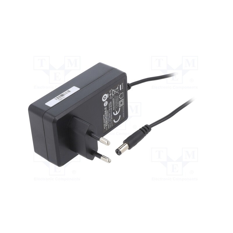 1 pcs x POS - POSC24150A-H - Power supply: switched-mode, plug, 24VDC, 1.5A, 36W, Plug: EU, black