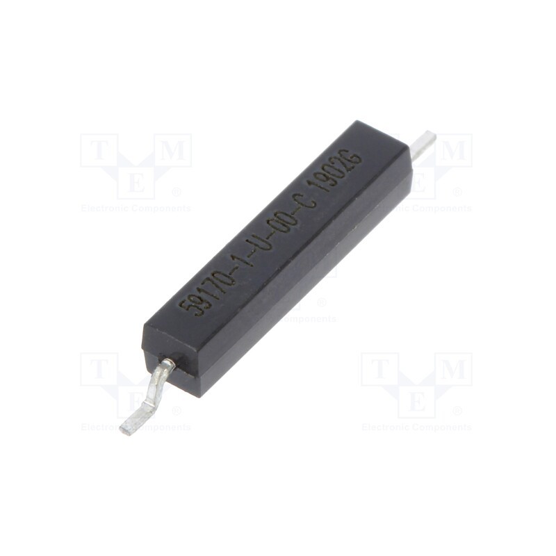 1 pcs x LITTELFUSE - 59170-1-U-00-C - Reed switch, Range: 20÷25AT, Pswitch: 10W, 2.29x2.29x16.25mm