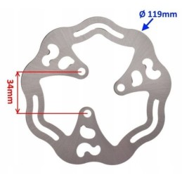Mini pocket cross atv brake disc rear front
