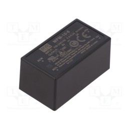 1 pcs x MEAN WELL - MPM-10-5 - Converter: AC/DC, 10W, 80÷264VAC, 5VDC, Iout: 2A, OUT: 1, 81%, PCB