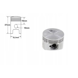 Piston gy6 125 52 5mm pin 15mm