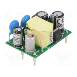 1 pcs x CINCON - CFM12S050 - Converter: AC/DC, 12W, 90÷264VAC, Usup: 120÷370VDC, Uout: 5VDC, 80%