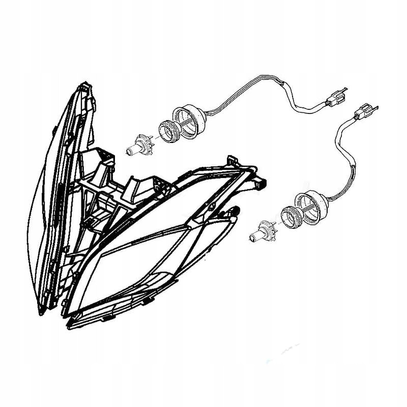 Kymco downtown 350 33100 acd5 e01 headlamp