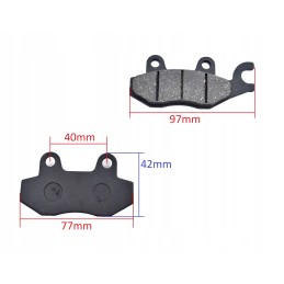 Longija Wilga 2 Ogar900 rear brake pads