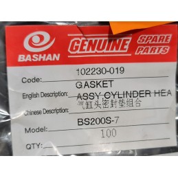 Head gasket for Blizzer Catbrier 200