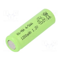 1 pcs x JJJ - J-4/5AA1200 - Re-battery: Ni-MH, 4/5AA, 1.2V, 1200mAh, Ø13.9x42.6mm