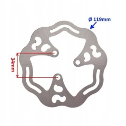 New pocket mini cross quad bike brake disc