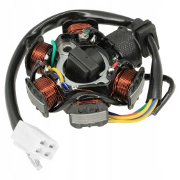 Stator ignition coil magneto stator 6 coils atv quad 4t cross kxd 110 125