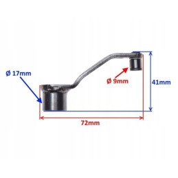 Clutch actuator for atv quad 110cc 125cc