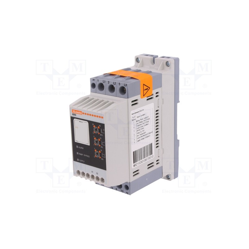 1 pcs x LOVATO ELECTRIC - ADXC02540024 - Module: soft-start, Usup: 220÷400VAC, for DIN rail mounting, 11kW