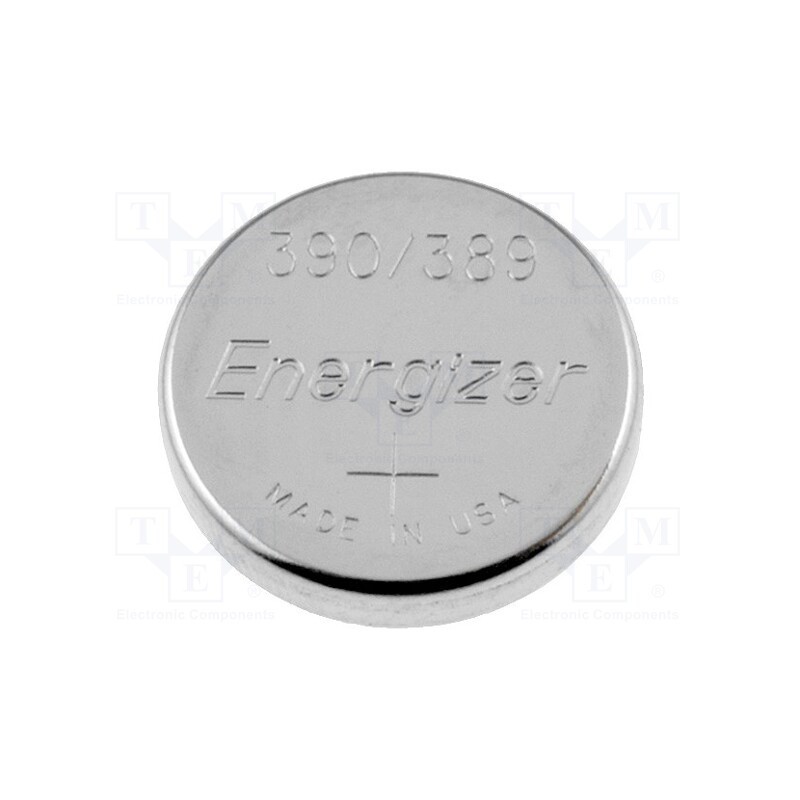 1 pcs x ENERGIZER - 625304 - Battery: silver, 1.55V, 389,390,LR1130,coin, non-rechargeable