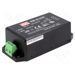 1 pcs x MEAN WELL - IRM-45-24ST - Power supply: switched-mode, for building in,modular, 45.6W