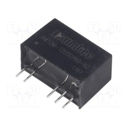 1 pcs x AIMTEC - AM1DM-1205DH60-NZ - Converter: DC/DC, 1W, Uin: 10.8÷13.2V, Uout: 5VDC, Uout2: -5VDC, SIP7
