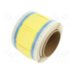 1 pcs x TE Connectivity - 7992730001 - Heat shrink markers, 50mm, yellow, Shrinking ratio: 3: 1