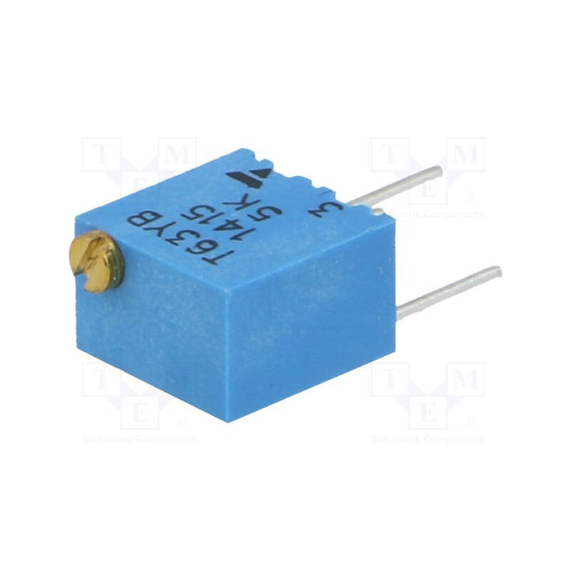 1 pcs x VISHAY - T63YB502KT20 - Potentiometer: mounting, multiturn, 5kΩ, 250mW, ±10%, linear, T63YB